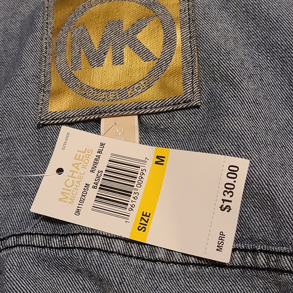 Michael Kors JEAN JACKET NWT - Picture 3 of 9